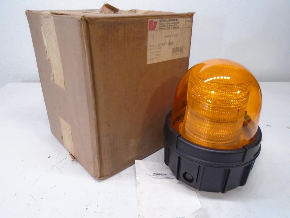 Federal Signal 371DST-120A Commander Double Strobe Haz. Loc. Light, Amber, 120V